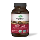 Capsule INDIA ORGANIC Triphala Organic - Supliment vegetal cu Amla, Bibhitaki, Haritaki, Digestion & Colon Support, Immune System Support, Adaptogen, Vegan, USDA Certified Organic - 180 Capsule