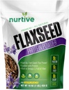 Pulbere de proteine din semințe de in - pe bază de plante, bogate în Omega-3 și antioxidanți - Ideal pentru recuperarea post-workout - Boost nutrițional pentru piureuri și copt - non-GMO și gluten-free (16 oz / 454g)