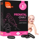 Zahler Vitamină prenatală cu DHA & Folat - Suplimente DHA & Multivitamine prenatale pentru mamă şi copil - Vitamine prenatale prenatale DHA Kosher cu fier, Pre Natal Softgels 60 Număr