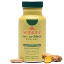 Semaine Super Powered Prebiotic + Probiotic pentru femei, Eficient 3-in-1 Multi-Action Formula la Nourish Gut Health, Soothe IBS, Suport Bloat Relief & Imunity Boost, Clinic-Studiat (60 ct)