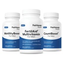 Fairhaven Health FertilAid pentru bărbaţi, MotilityBoost, şi Countboost Combo 