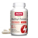 Jarrow Formulas Extra Formulă Metil Folate 400 mcg, Supliment alimentar pentru suport cardiovascular şi neurologic de sănătate, 60 Capsule Veggie, 60 zile de aprovizionare