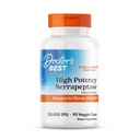 Medici Serrapeptase cea mai înaltă potenţă, susţine sănătatea sinusală 120.000 SPU, non-GMO, Vegan 90 Veggie Caps