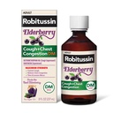 Robitussin Putere maximă Elderberry Tuse Plus Congestie toracică DM, Supresant Tuse pentru adulți, Furnizarea de lichid Tuse și congestie toracică ajutor - 8 Fl Oz