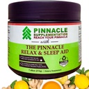 Pinnacle Relaxați-vă și Suplimentul de somn, Suplimentul de suport pentru somn cu Melatonina, Root Valerian, Ashwagandha, L Theanină, Zinc, GABA & Magneziu pentru calmare, Aroma naturală de ceai de lamaie (30 Servings)