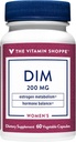 Vitamina Shoppe DIM cu BioPerine - Suportă echilibrul hormonal & estrogen Metabolism - 200 MG (60 capsule vegetariene)