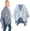 Bareself dublu-Sided Blanket Ultra Soft Flanel Blanket, Reversible Blanket, with Pockets, for Women and Men