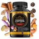 GOLDEN SAFFRON Curcumin Turmeric Supliment cu Bioperine, Saffron, Scorțișoară, și ghimbir - Potență mare, non-GMO, Gluten-gratuit Supliment pentru o mai bună eficacitate. Made in USA