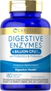 Carlyle Digestive Enzymes | with Probiotics & Prebiotics | 180 Capsules | Non-GMO and Gluten Free Supplement for Men & Women