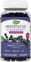 Natura's Way Sambucus Elderberry Gummies - Immune Supplement Supplement for Kids & Adulți* - With Vitamins C, D3, Zinc & Antioxidant Support* - Gluten Free & Vegetarian - 100 Gummies
