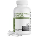 Bronson coreean Panax Ginseng susține energie, rezistenta & vitalitate + memorie și performanță mentală, 120 capsule