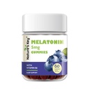 Gume melatonine cheie pentru copii & adulţi, 5mg doză Gummy cu vitamina B6, non-GMO,Gluten-Free naturale afine Aroma 60 Conte