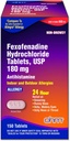 Medicină de alergie Fexofenadină 180 mg - 24 Ore ajutor pentru simptome de strănut şi alergie, non-drowsy - 24 de ore comprimate antihistaminice pentru ajutor eficient - 150 Conte (Single Pack)