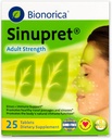 Sinupret Adult Forţă Sinus + Imun suport Toate naturale, rapid Acting Pasaj Nasal Herbal & Imunitate Boost Supliment cu Verbena & Elder Flori - 25 comprimate