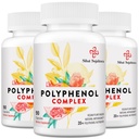 67.500 MG Polyfenoli Supliment - Antioxidanti puternici si polifenoli pentru apararea varstei, Polyfenol Superfood, Querbetin, Resveratrol, Ceai Verde, Plant-Based & Energy, Suport Immune, 270 capsule