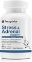 Trexgenics Advanced Stress & Adrenale Support 5X ADAPTOGENS Ashwagandha, Rhodiola, Bacopa Bacosides, Panax Ginseng & Maca + B- Complex (60 Veg Capsule)