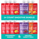 Designer Wellness Proteine Smoothies Variety Pack și căpșuni Banana Bundle