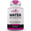 Pastilele de mentinere a apei pentru femei care se umfla cu vitamina B6, Dandelion si ceai verde Diuretic natural pentru drenaj, capsule de detoxifiere si inflamare - 60 capsule (2 luni de aprovizionare) - de LadyMe