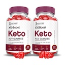 Laboratoare justificate (2 Pack X10 Boots Keto ACV Apple Cidru Oţet Boost Formulat cu rodie Beet Juice Powder B12 Vegan Non OMG 120 Gummie