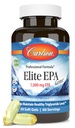 Carlson - Elite EPA Gems, 1000 mg EPA ulei de pește, Wild-Caught, Norvegian ulei de pește, Sustainable Soursed, Ajuta la menținerea nivelului sănătos de trigliceride, 60 Softgels