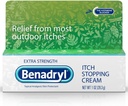 Benadryl Itch Stopping Cream Extra Force 1 oz (Pachet de 8)