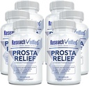 Cercetari Verificate Prosta Relief - Saw Palmetto si Bioperine - Prostate Health, Bladder & urinar Health, Drive and Performance - Pure Natural, 90 Capsule (Pachet de 6)