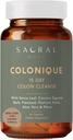 15 Day Colon Cleanse - Suport Digestiv pentru Curățare, Senna Leaf, Cascara Sagrada, Psyllium Husk, Flaxseed, Aloe Vera, Probiotice și mai mult.