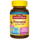 Natura făcut prenatal cu acid folic + DHA, vitamina prenatală și supliment mineral pentru suport nutrițional zilnic, 60 Softgels, 60 de zile de aprovizionare
