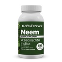 Herbsforever Neem Capsules Azadirahta Indica Skin Supplement 60 Vege Capsule
