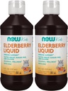 Acum Suplimente, Elderberry lichid pentru copii cu zinc și Astragalus, Immune Support*, 8-Ounce, Package May Vary (Pachet de 2)