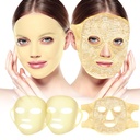 Face Ice Pack și 2 Packs Silicon Face Mask Cover, Full facial Frozen Masks Hot Rece Face Compresa Set de îngrijire a pielii reutilizabil pentru femei pentru pufuri Umflare relief Beauty Spa esențiale