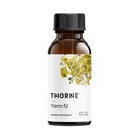 THORNE - Vitamina K2 lichid (1 mg per picătură) - supliment concentrat de vitamina K2 pentru suport cardiac și osos * - Gluten, lactate și soia-free - 1 Fl Oz