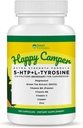 Fi fericit, 120 capsule vegetariene, serotonină și dopamină Booster cu co-factori, 5-HTP, L-Tirosina, magneziu, extract de ceai verde, cupru, zinc, vitamina C, vitamina B9, vitamina B6