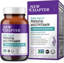 New Chapter Prenatal Vitamins, One Daily Prenatal Multivitamin with Methylfolate + Choline for Healthy Mom & Baby, Gluten Free & Non-GMO, 60 Count
