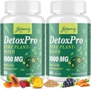 1000 MG Gentle Detoxifiere Cleanse, High-Potent, Gut Cleanse & Capsule de detoxifiere pentru femei si barbati, Detoxifiere Naturala, Colon, Ficat, Antioxidant & Suport digestiv, 120 Capsule