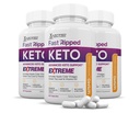 (3 ambalaj) Rapid Ripped Keto ACV Pastile extreme 1675MG Keto suport Blend Capsule Alternative la Keto ACV Gummies Formulat Cidru de mere Oţet extra Virgin Olive Pulbere de ulei Ceai verde 180 capsule