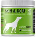 Mushroom Matrix Canin Organic Mushroom Powder Skin and Coat Supplement, 200 Grams (Packaging May Vary)