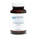 Întreținere metabolică L-Metilfolat 10 mg - Sprijină un mindset sănătos - Folat activ pentru suport de metilare și reacții biochimice - foarte biodisponibil - 90 Servings - 90 capsule