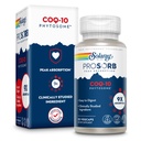 SOLARAY CoQ-10 Fitozom - 9X Absorbție CoQ10 200mg - Easy-to-Digest Antioxidanti Supliment - Vegan și făcut fără soia - 60-Day Garanție - 30 Serviri, 30 VegCaps
