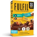 FULFIL Proteine Snack Baruri, 6 ciocolata Alună și Caramel & 6 Ciocolată Sărată Caramel, 15g Proteine, Cămar Capsici, 12 Conte