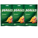 Halls Defense Vitamina C picături asortate Citrus - 30 ct, ambalaj de 3