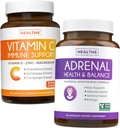 Bundle of Adrenal Support & Vitamina-C Imunity Support - Adrenal-C Imunity Bundle - Suport adrenal & Cortisol Manager (Non-GMO) și vitamina C Suport imun (Non-GMO) Suplimentul sistemului imunitar Booster