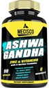 8in1 Suplimente organice Ashwagandha pentru bărbaţi şi femei 3 luni de aprovizionare - 5640 mg cu zinc, vitamina D, Turmeric, sunătoare, Rhodiola Rosea, & Mai mult - corp de sprijin, imun, Mood & Putere - 90 Conte