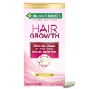Soluții optime de bounty naturale de creștere a părului Supliment cu Biotin, Vitamine de creștere a părului cu Biotin Silicon & Arginina, 1 pe zi, 30 capsule, O lună de aprovizionare