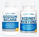 Rinichi Recuperare & sodiu Bicarb 2 Pachet Rinichi Curățați Suplimentul natural Bicarbonat de sodiu Acid bicarbonat natural