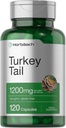 Horbäach Turkey Tail Mushroom Capsules | 1200mg | 120 Count | Non-GMO and Gluten Free Extract