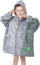 MeMoreCool Blanket Kids Blanket Hoodie, Hooded Blanket Kids Comfy Blanket Sweatshirt, Toddler Blanket cu Hood
