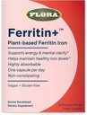 Flora Ferritin+ Supliment de fier cu eliberare întârziată - Supliment de fier pe bază de plante - Suport pentru celule şi energie din sânge - Vegan & Gluten-Free - Blister - 30 capsule Vegane