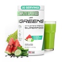JYM Greens Super Food Powder for Performance, Pepene verde, Spirulina, Ciuperci, Vitamine, BroccoPhane & Broccoli, Men & Women, 30 Servings
