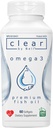 Bell Clear Pure Omega 3 Suplimente de ulei de pește, 2000 mg per Serving - Burp Free Premium, Clean and Clear, No Fishy Gust and No Repetes (burps), Cholesterol Free, OMG și Allergen Free, 60 Softgels